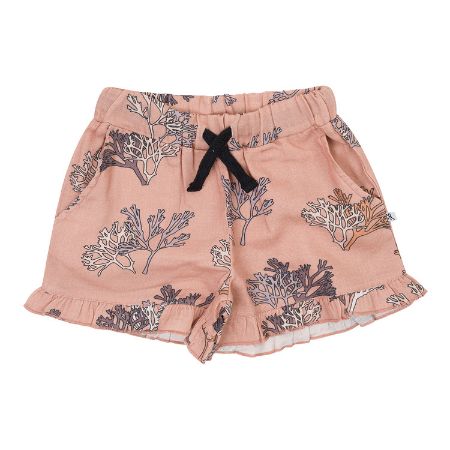 The organic cotton girl shorts in coral is a must-have for every girl's wardrobe; they are comfortable, breathable, and lightweight summer shorts. The girl shorts are made with organic cotton by CarlijnQ. MiliMilu offers kids' clothing from organic cotton online in Hong Kong and Singapore. Kids summer clothes on sale.