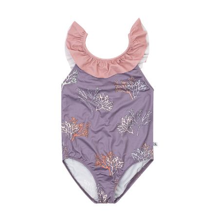 The recycled Coral swimsuit from The Ocean and Me collection are a must-have for every girl's wardrobe, comfortable, waterproof and perfect for fun day by sea or lake. The recycled Coral swimsuit is made with reprieve fabric, which is polyester made from recycled plastic bottles by CarlijnQ. This Eco friendly and light recycled Coral swimsuit will make you feel comfortable while having fun with family and friends.