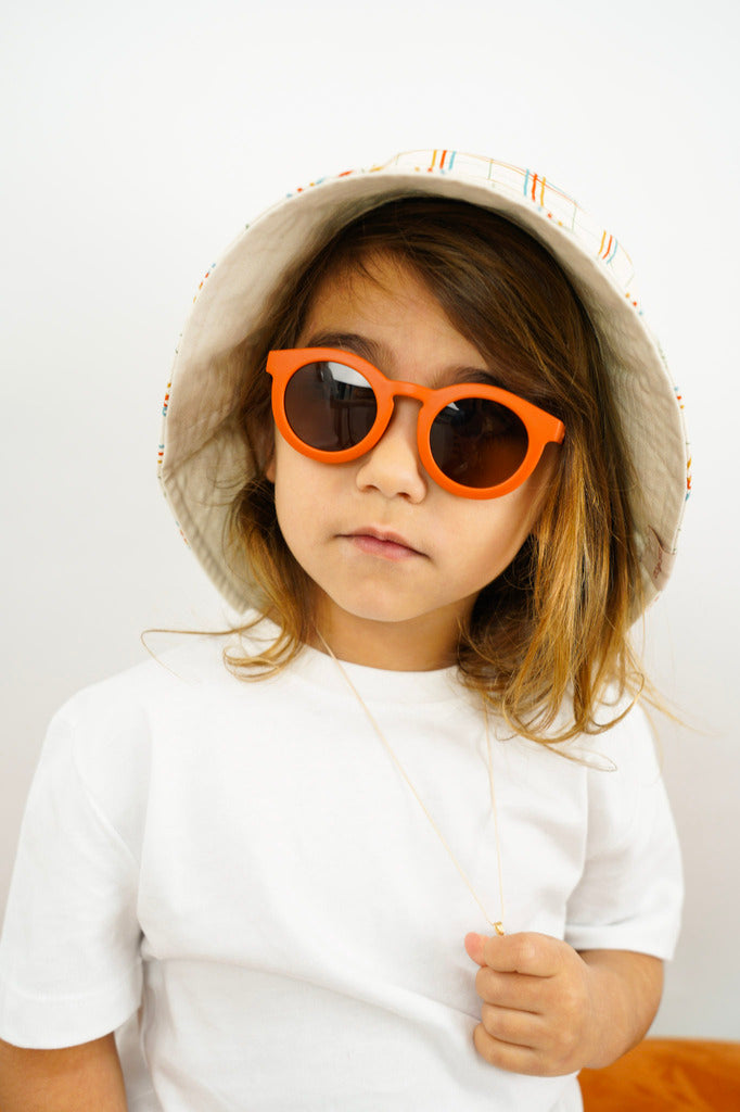 The new sustainable sunglasses by Grech & Co is featured in an eco-friendly/non-toxic break resistant material. Sustainable sunnies from Grech & Co are the conscious choice for kids’ sunglasses with polarised lenses and with UV400 protection from the sun.  The sustainable sunnies are for girls and boys neutral colours and will ensure you are the coolest kid on the playground, park, and beach. 