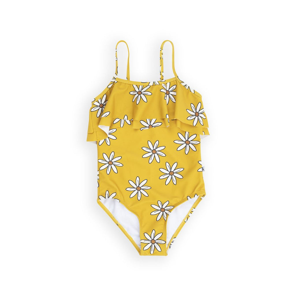 The girl's swimsuit is a must-have for every girl's wardrobe, it is comfortable, stylish and perfect for a fun day by sea or lake with UPF+50 sun protection and stylish flower print. The eco-friendly girl's swimsuit is made from recycled plastic bottles by CarlijnQ. Shop  girls and teen swimwear online in Hong Kong.