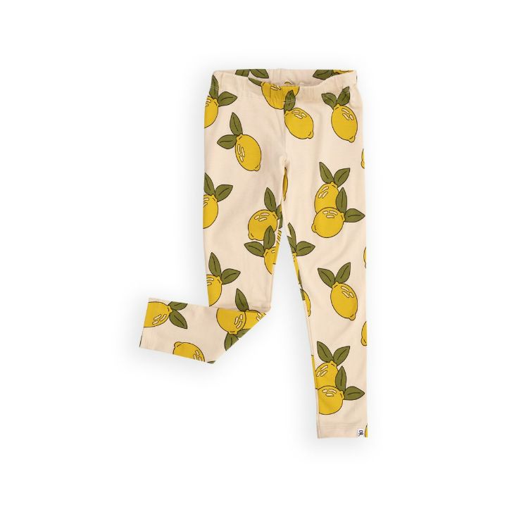 The lightweight organic cotton baby leggings with lemon's is a must-have for every babies and kids wardrobe, comfortable and soft for everyday wear. Made with breathable organic cotton by CarlijnQ. MiliMilu offers sustainable and stylish baby clothing online in Hong Kong and Singapore.