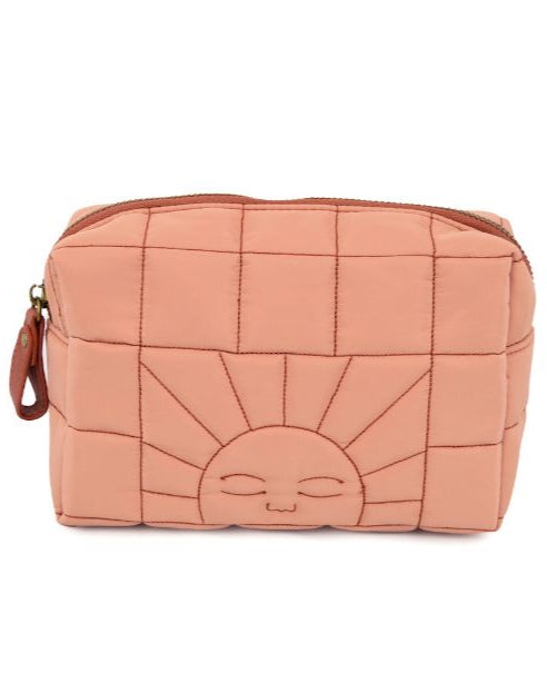 Sustainable Crossbody Bag Sunset Pink - Waterproof Recycled Materials Detail