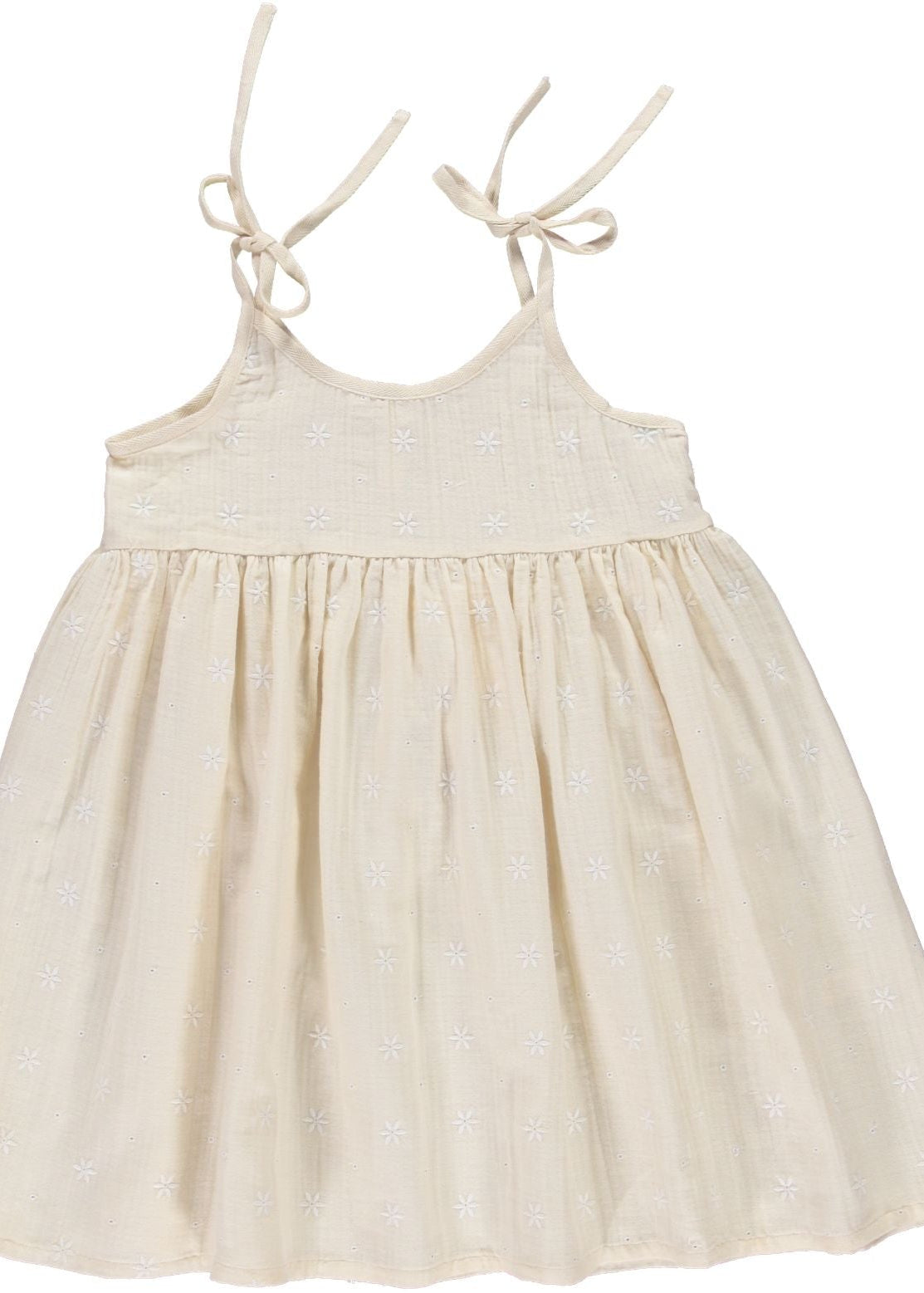 Shop the Louise girl's dress, made of Organic cotton girls summer dress in white featuring an adjustable shoulder strap and a loose fit. Girls summer clothing and dresses in Hong Kong and Singapore.
