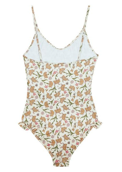 Recycled polyester one-piece swimwear Indiana print with UPF sun protection by The New Society | MiliMilu HK SG AU
