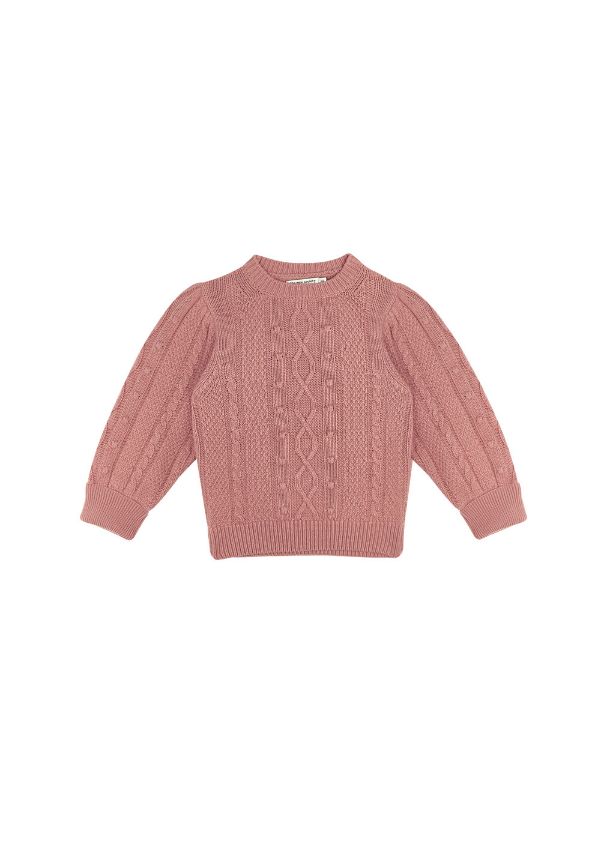 Shop recycled cashmere knitted jumper for girls and tweens in petal (pink colour) online in Hong Kong, Singapore and Tokyo at MiliMilu. Mini Me styles available for Mommy and daughter twinning jumpers are available. The best gifts for kids and babies online for birthdays and Christmas online at MiliMilu.