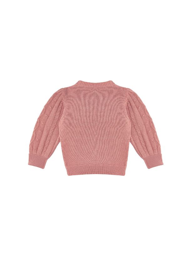 Shop recycled cashmere knitted jumper for girls and tweens in petal (pink colour) online in Hong Kong, Singapore and Tokyo at MiliMilu. Mini Me styles available for Mommy and daughter twinning jumpers are available. The best gifts for kids and babies online for birthdays and Christmas online at MiliMilu.