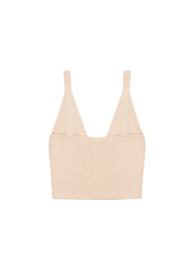The organic cotton women crop top is trendy and lightweight. This organic cotton crop top is feminine and comfortable, you can wear it as top or underlayer. Made in Portugal by The New Society. Shop stylish women summer tops and women crop tops online in Hong Kong and Singapore. Perfect gift for women and moms.